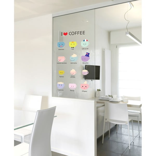 AmbianceI Love Coffee Sticker Set