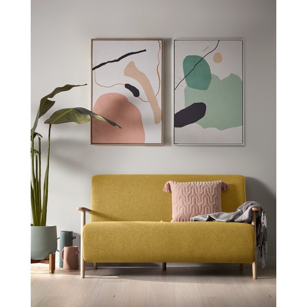 Zelen cvetlični lonec na stojalu Kave Home, višina 36 cm-image-4