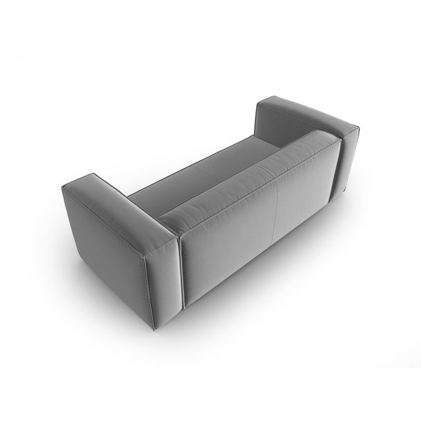 Siva žametna sedežna garnitura 200 cm Mackay – Cosmopolitan Design-image-3