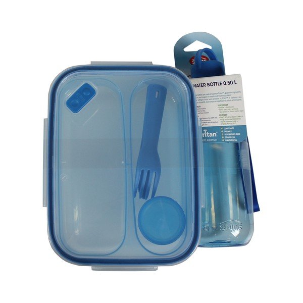 Komplet stekleničke in posode za kosilo Snips Water-image-2