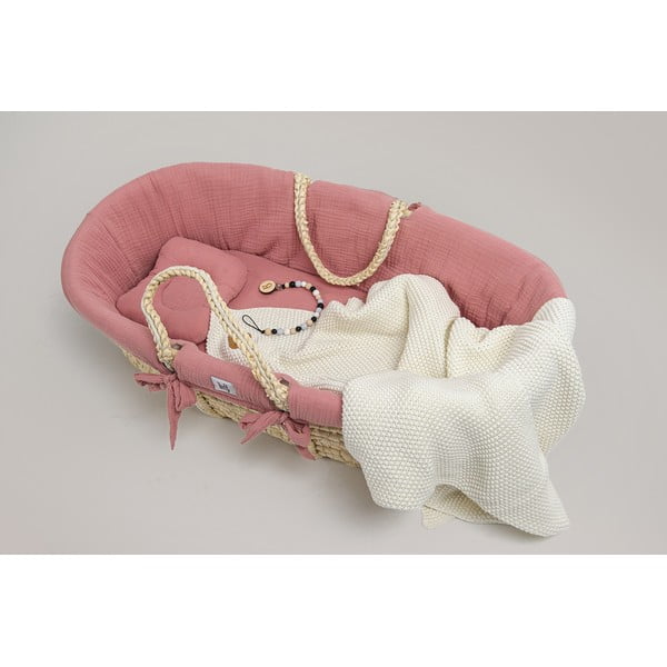 Roza mojzesova košara s stojalom Meeko - BELLAMY-image-1