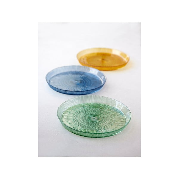 Moder steklen servirni krožnik ø 30 cm Kusintha – Bitz-image-4