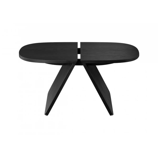 Črna mizica iz masivnega hrasta 43x80 cm Avio – Blomus