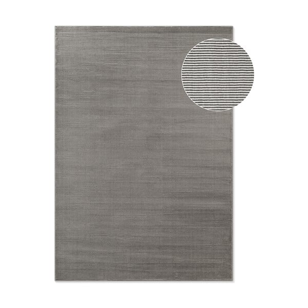 Antracitno siva/kremno bela preproga 200x280 cm Perles Dolomite – Elle Decoration