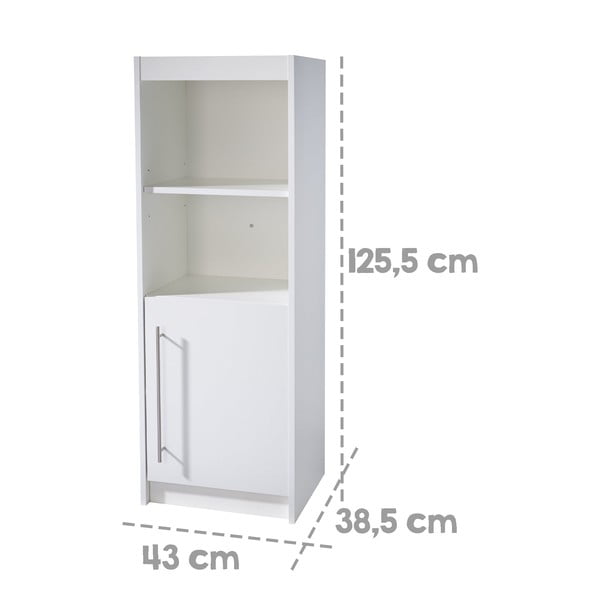 Bel otroški regal 43x126x38,5 cm Maren – Roba-image-4