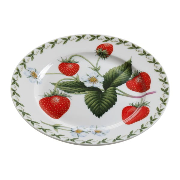 Maxwell & Williams Krožnik iz kostnega porcelana Orchard Fruits Strawberry, ⌀ 20 cm