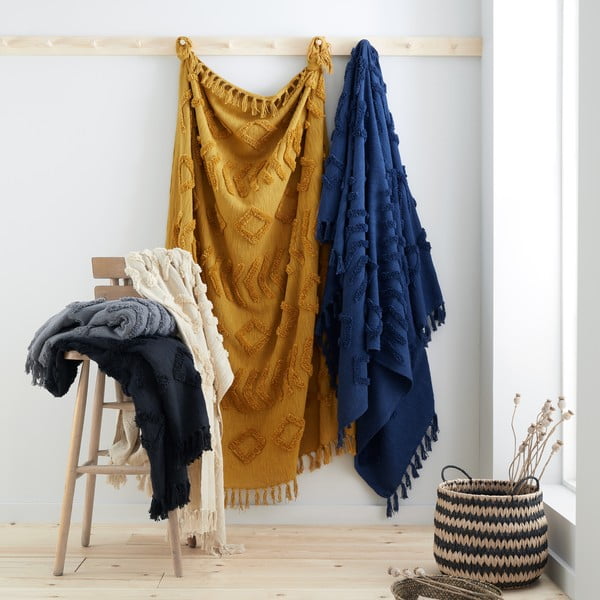 Rumena/oranžna bombažna odeja 137x170 cm Kabeli – Pineapple Elephant-image-3