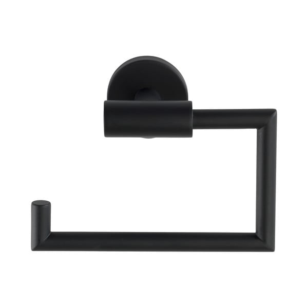 Mat črno stensko držalo za toaletni papir iz nerjavečega jekla Bosio – Wenko-image-2