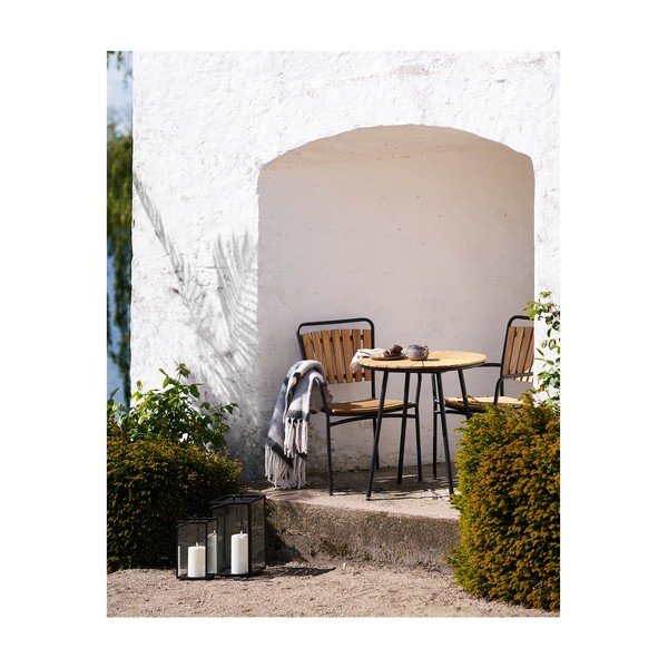 Siva odeja iz mešanice volne 130x170 cm Carmel – House Nordic-image-2