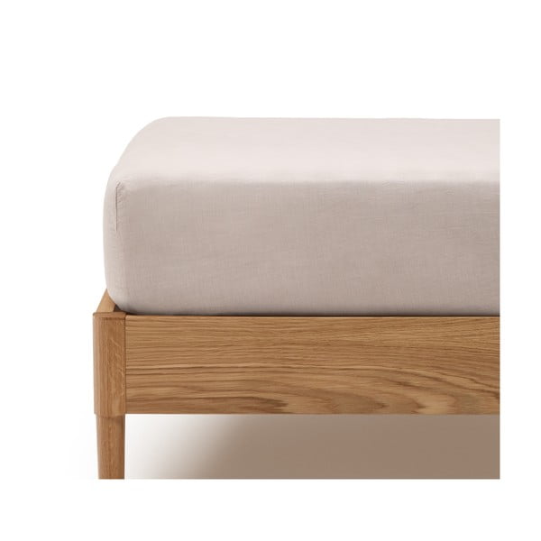 Sivorjava napenjalna bombažna rjuha 180x200 cm Simmel – Kave Home