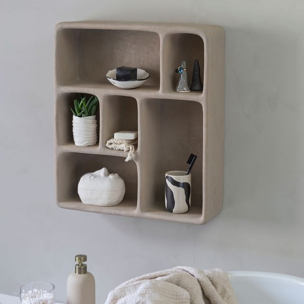 Svetlo siva polica v kamnitem dekorju Art Studio - Mette Ditmer Denmark-image-2