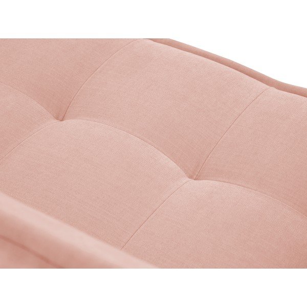 Rožnata sedežna garnitura 160 cm Mike – Micadoni Home-image-1