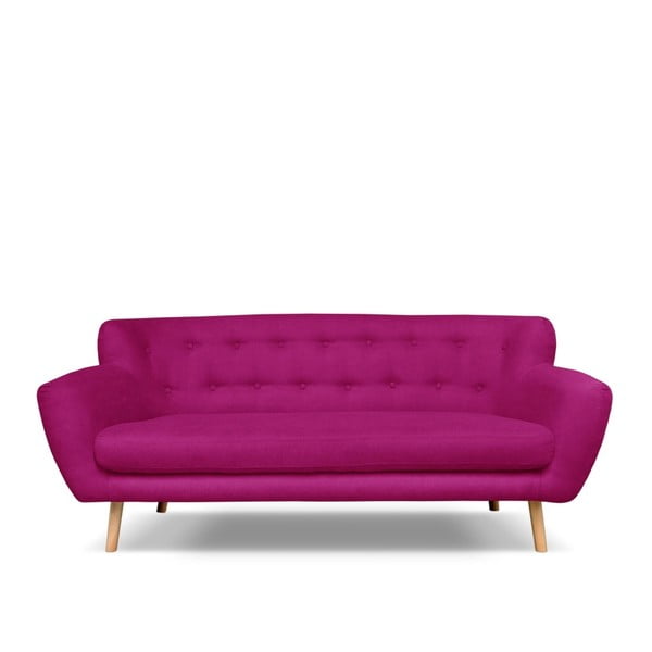Temno roza kavč Cosmopolitan Design London, 192 cm