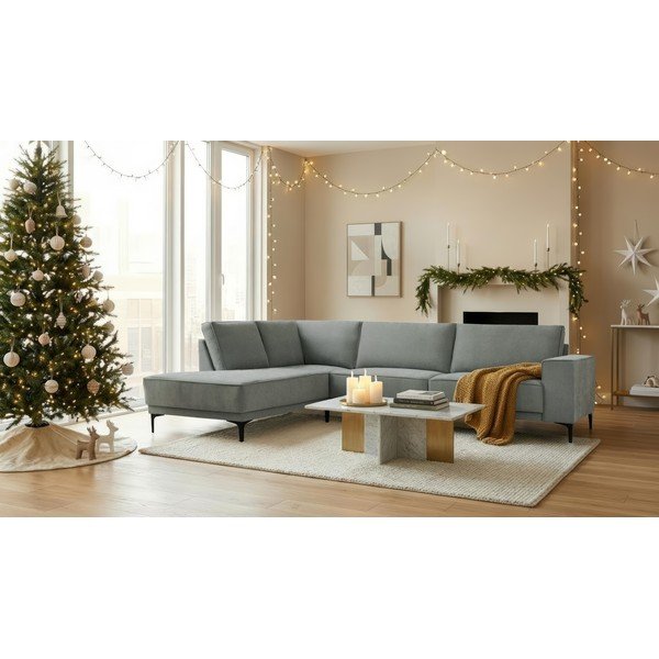 Temno siva kotna sedežna garnitura (levi kot) Copenhagen – Scandic-image-2