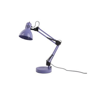 Vijolična namizna svetilka s kovinskim senčilom (višina 52 cm) Funky Hobby – Leitmotiv