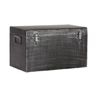 Črna kovinska škatla za shranjevanje LABEL51, dolžina 30 cm