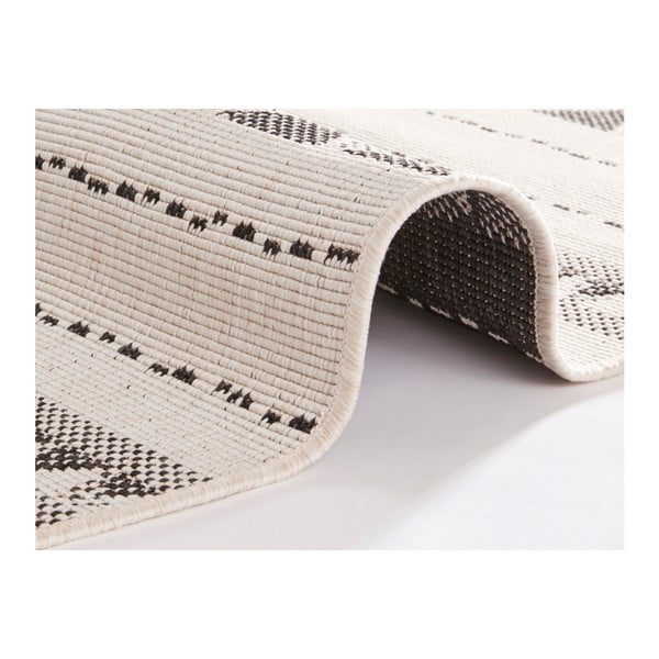 Črno-krem zunanja preproga NORTHRUGS Bahami, 160 x 230 cm-image-3