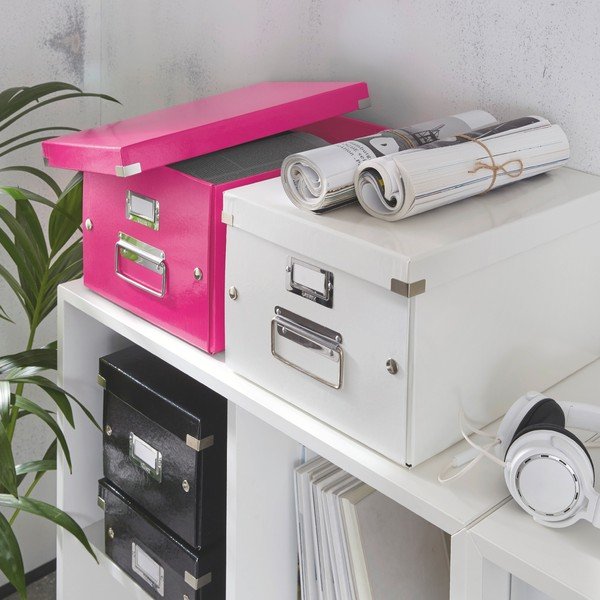 Rožnata škatla za shranjevanje Leitz Universal, dolžina 37 cm-image-1