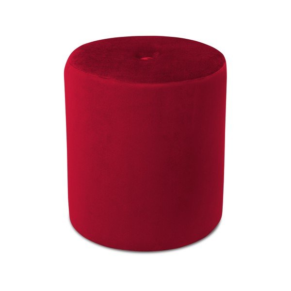Rdeč puf Mazzini Sofas Fiore, ⌀ 40 cm-image-2