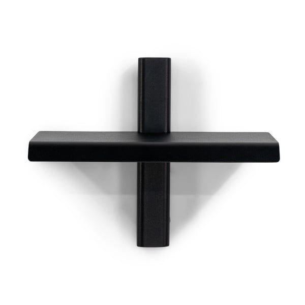 Črna kovinska polica 28 cm Hola – Spinder Design