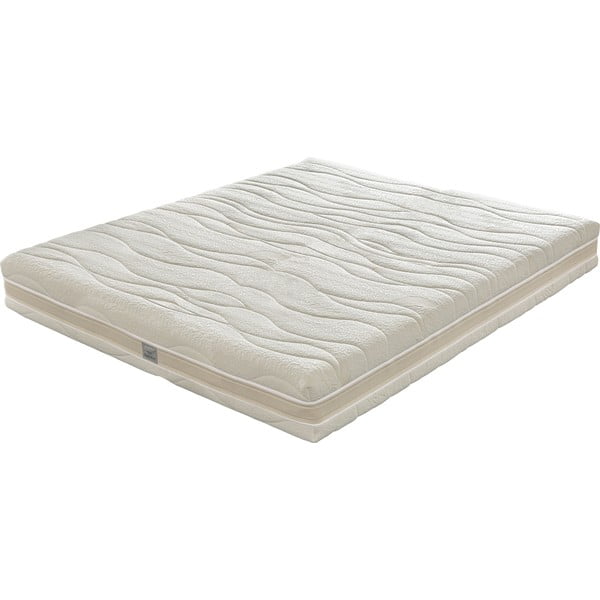 Srednje trda/mehka obojestranska vzmetnica iz pene 200x200 cm BIOGREEN stretch  T3  – Materasso