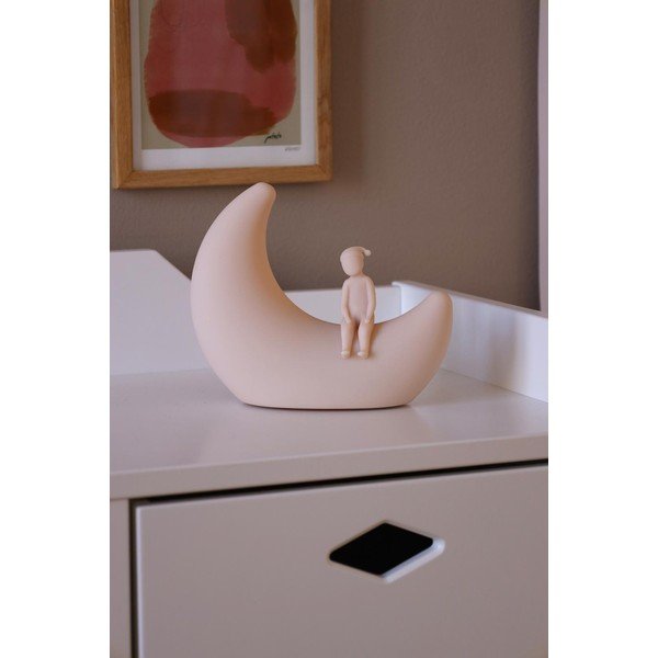 Svetlo rožnata otroška lučka Moon Shell – Cam Cam Copenhagen-image-1