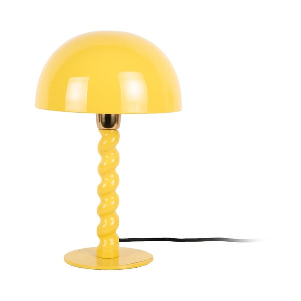 Rumena namizna svetilka s kovinskim senčilom (višina 39 cm) Prisa – Leitmotiv