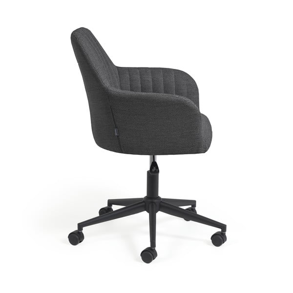 Temno siv pisarniški stol Kave Home Madina-image-3