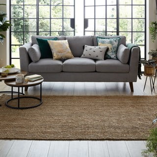 Rjava preproga iz jute Flair Rugs Juta, 200 x 290 cm