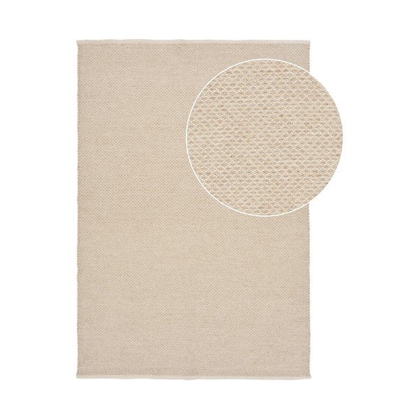 Kremno bela volnena preproga 160x230 cm Gaya – House Nordic-image-3