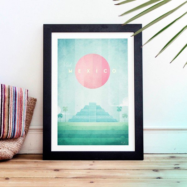 Plakat Travelposter Mexico, 30 x 40 cm-image-1