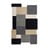 Črno-siva ročno tkana volnena preproga 150x240 cm Collage Monochrome – Flair Rugs