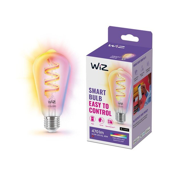 Filament pametna žarnica z žarnico E27, 6 W – WiZ