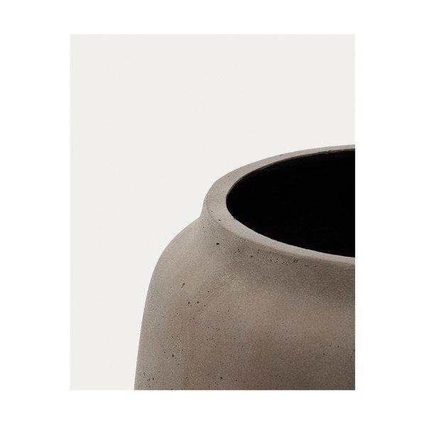 Betonski okrasni cvetlični lonec ø 40 cm Lira – Kave Home-image-3