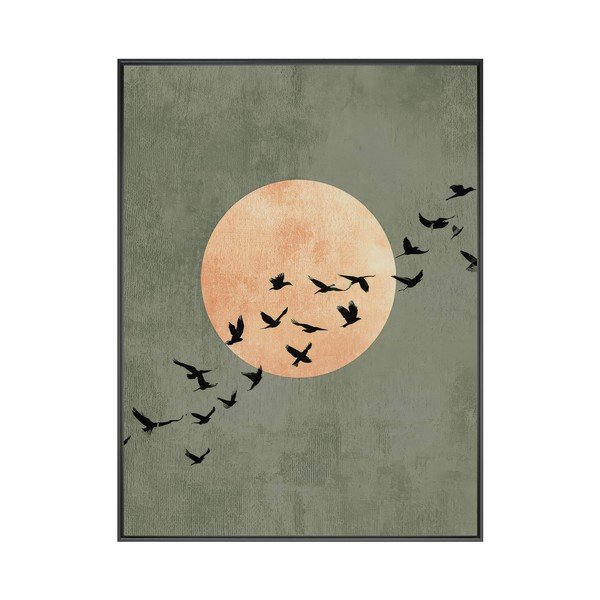 Tiskana slika z okvirjem 60x80 cm Midnight Flight – Styler