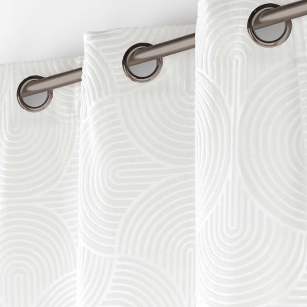 Bela žametna zavesa 135x260 cm Eva – douceur d'intérieur-image-2