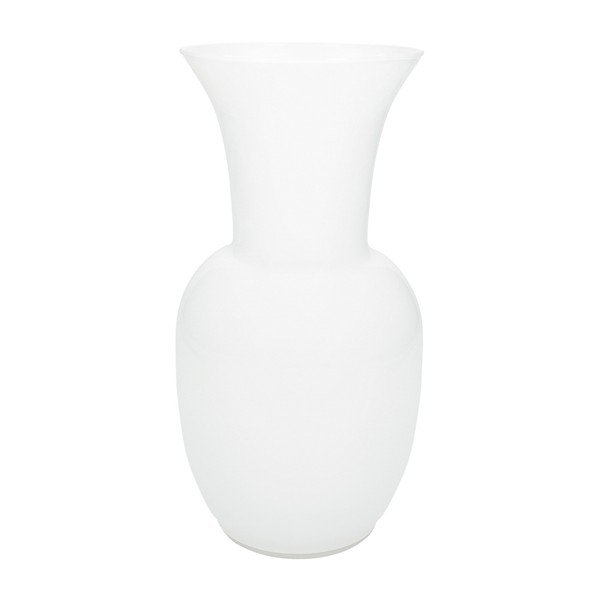 Bela steklena vaza (višina 26 cm) – Brandani
