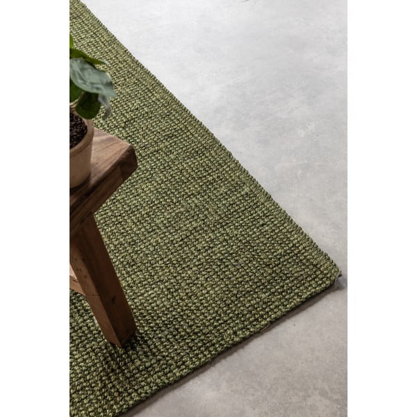 Kaki zelena preproga iz jute 120x170 cm Bouclé – Hanse Home-image-4