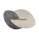 Modra/kremno bela preproga 160x257 cm Phila – Zuiver