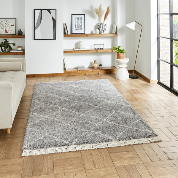 Siv tekač 60x230 cm Boho – Think Rugs-image-1