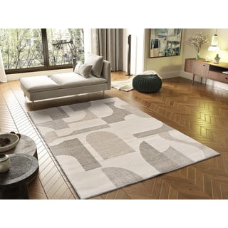 Bež/kremno bela preproga 80x150 cm Verona – Universal