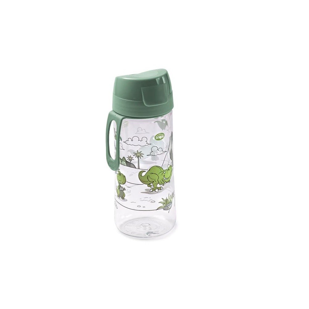 Zelena otroška steklenička za vodo iz tritana 500 ml Dinosaur