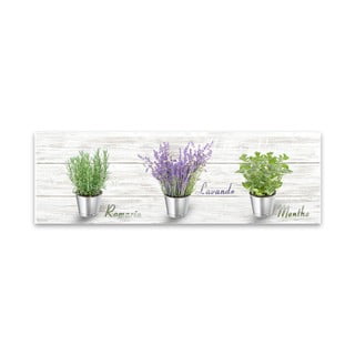 Slika Styler Platno Shabby Herbs, 27 x 75 cm