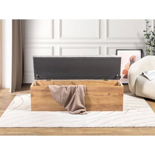 Klop v svetlo sivi in naravni barvi Oceane – Bobochic Paris-image-2