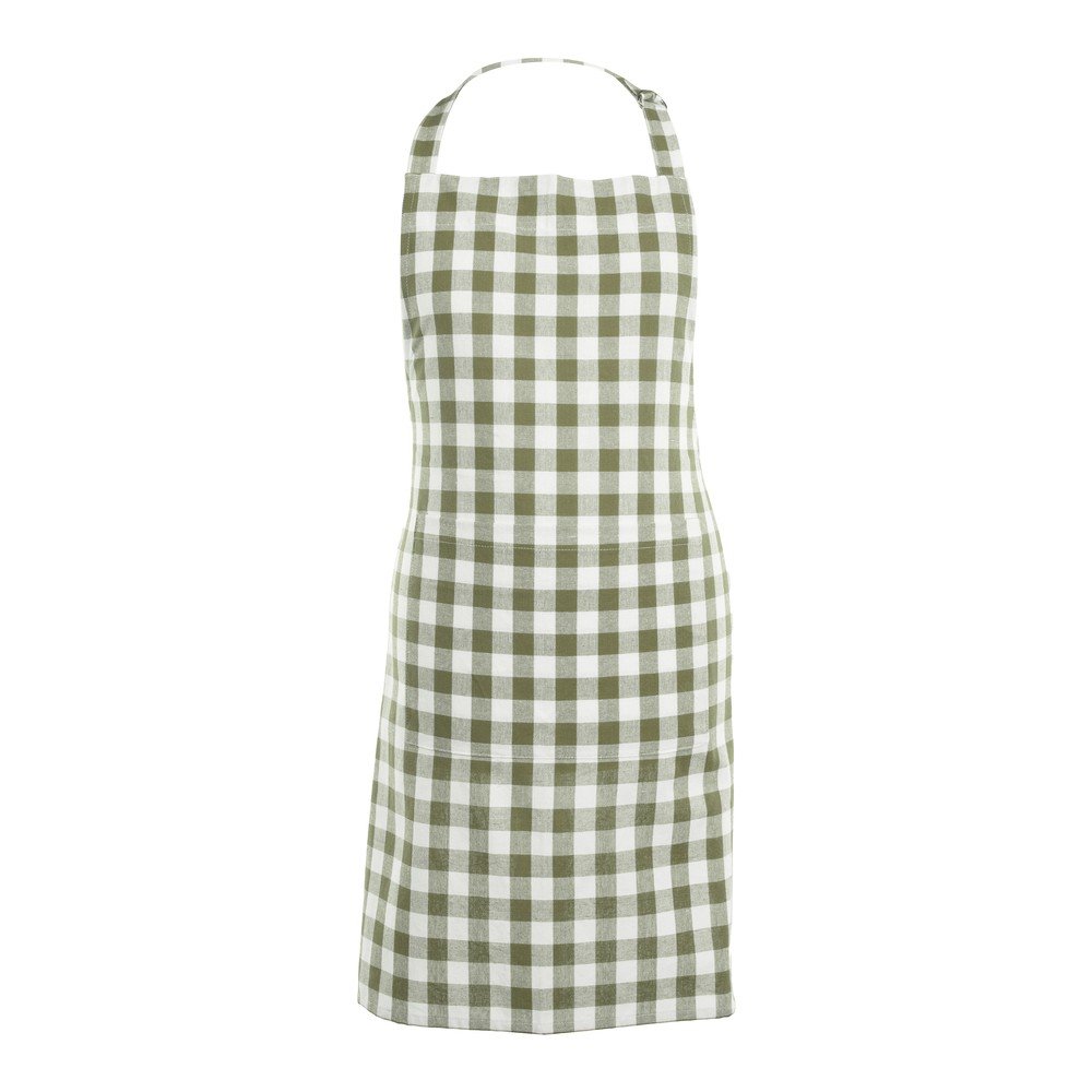 Bombažen predpasnik Gingham