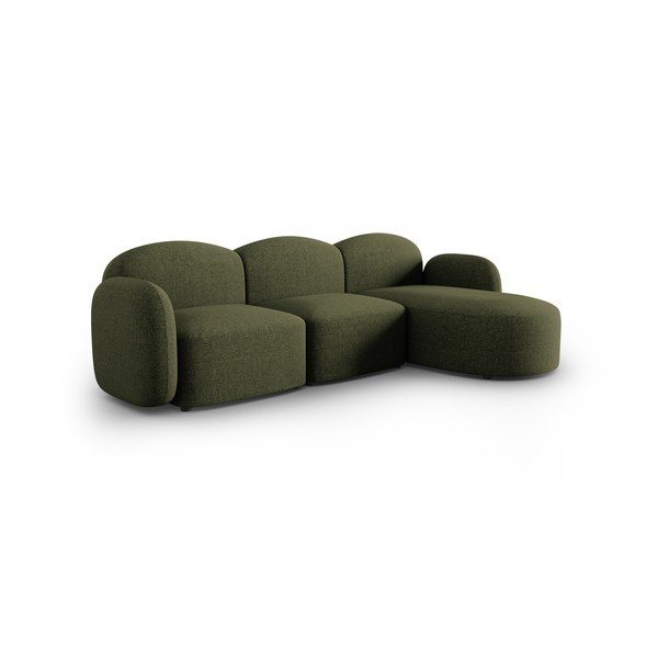 Zelena kotna sedežna garnitura (desni kot) Blair – Micadoni Home-image-2