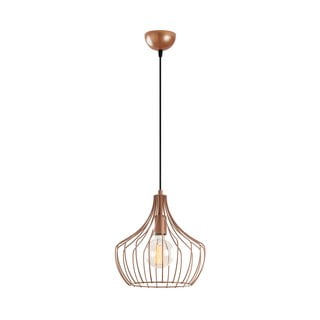 Viseča svetilka v bakreni barvi s kovinskim senčnikom ø 27 cm Mezopotamya – Opviq lights
