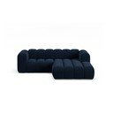 Temno modra kotna sedežna garnitura (desni kot) Lupine – Micadoni Home