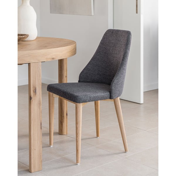 Temno siv jedilni stol Rosie - Kave Home-image-1