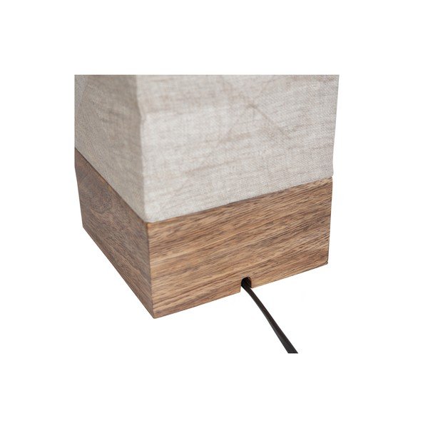 Bež namizna svetilka (višina 43 cm) Brett – WOOOD-image-4